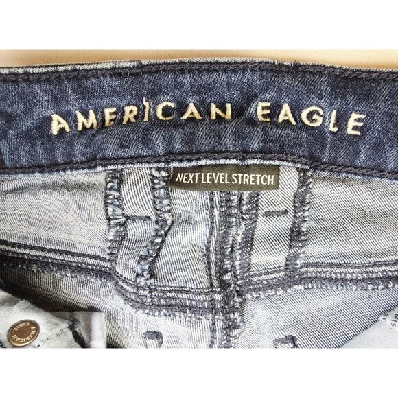 American Eagle Outfitters Size 00 Short Womens 30" Inseam Festival Slit Flare - Picture 9 of 14